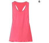 New Sports Overshirt Women's Fitness Sports Tank Top Back T-shaped Quick Dried Slim Sleeveless Running Tank Top Overcoat