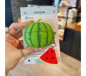 For Airpods 4 Simulation Fruit 3D Watermelon Cute Earpods Case for Airpods 1 2 3 Pro 2 Wireless Earphone Cover Charging Box