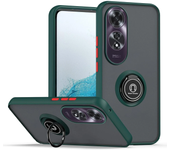 Matte Case for OPPO A60 A40 A40M A80 A79 5G A98 A78 A58 A38 A18 A3 Pro Rugged Armor Magnetic Ring Stand Shockproof Protect Cover