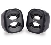 Altavoces 2.0 equip life mini 6w rms color negro jack 3.5 pulgadas alimetancion usb