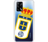Funda original compatible con Oppo A74 4G - Real Oviedo Escudo sobre transparente