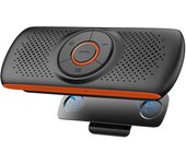Altavoz Bluetooth para Coche móvil, Kit de Manos libres Bluetooth portátil para Coche, reproductor de Música con altavoz inalámbrico para Coche con visera clip solar