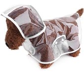 Chubasquero Perro Abrigos para Perros Impermeable Perro Chubasquero Perro Pequeño as Perro Ropa para Perros Chubasqueros para Perro Impermeable para Mascotas Chubasquero(S)