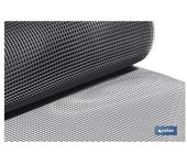 Cofan Malla Plástico Cuadrada para Jardín 10mm Gris Plata 1x25m - Resistente y Fácil Instalación