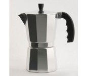 Orbegozo Cafetera Aluminio 6 Tazas Válida para Gas, Vitrocerámica y Eléctrica