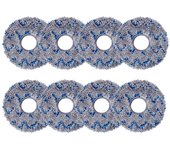 Paquete de 8 paños de limpieza de repuesto para ECOVACS DEEBOT X1 Omni / X1 e Omni / T20 Omni, mopas de microfibra para aspiradora robot ECOVACS DEEBOT X1 Turbo