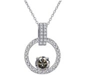 JoyceJelly 1 Carat D Color Moissanite Necklace For Women 925 Sterling Silver Clavicle Chain Wedding Anniversary Luxury Jewelry