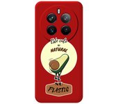 Tumundosmartphone Funda Silicona Líquida Roja para Realme 12 Pro 5G / 12 Pro Plus 5G diseño Culo Natural Dibujos