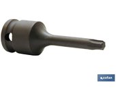 Vaso impacto 3/8 torx macho t-20