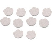 Juego de 10 difusores de aceites esenciales de piedra natural, piedras difusoras de aceites esenciales, piedras difusoras de aroma, difusor pasivo, piedras aromáticas de flores de rosa para el hogar, la sala de estar y el dormitorio