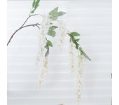 Artificial Flowers Silk Wisteria Vine Fake Silk Hanging Rattan Flower For Wedding Party Garden Outdoor Greenery Home Wall Decor