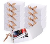 Cajas de regalo con tapa, 10 unidades, 6,3 x 6,3 x 2 pulgadas, caja para propuesta de dama de honor - Cajas de regalo para regalos