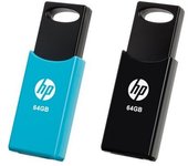 HP v212w 64GB USB 2.0 Pack 2 Unidades Negro/Azul