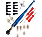 47x TR412 Tire Repair Install Tool Durable High Performance Tire Valve Stem Puller Tools Set for Truck Car Bike Motorcycle