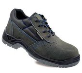 Zapatillas de Seguridad S1P Metalfree Piel Serraje Perforado - BLACKLEATHER - 82053