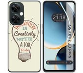 Funda Silicona para Oneplus Nord CE 3 Lite 5G diseño Creativity Dibujos