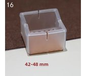 16Pcs Silicone Chair Leg Floor Protectors with Non-slip Felt  Furniture Cups for Hardwood Floors Protect Floors from Scratches