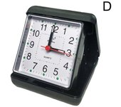 Pequeño Relojes de Noche Despertador Portátil No Tick Snooze Silencioso