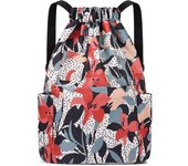 Mochila de entrenamiento Deportivo de gran capacidad para Mujer, Bolso Escolar con Cordón, Bolso de viaje informal