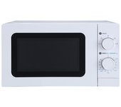 Microondas Incorporado MW 10720, acero (SPCC) / cristal, 20 L, 230 V, con 5 niveles de potencia y función de descongelación y temporizador, plato y anillo giratorio (ø 25,5 cm), blanco ARO CALIDAD DE CONFIANZA