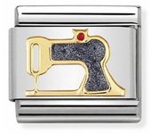 Link Nomination Acero y Oro maquina de coser 030208 43