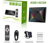 Smart Android14 Set Top Box Allwinner H728 Octa Core Wifi6 1000M Lan 2.4G&5G Wifi TV Stick Multi Language Media Player R69 Plus