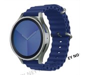 20mm 22mm Silicone Ocean Band for Samsung Galaxy Watch6/4/5/5Pro/Active 2 / Huawei Watch GTR Bracelets for Amazfit bip/GTS Strap