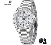 Pagani Design 2024 GMT Men's Mechanical Watch 100m Water Resistance Sapphire Glass New Model