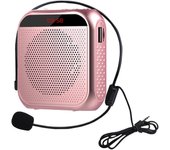PORCHEDDU Auriculares portátiles para profesores, Pequeños Amplificadores de auriculares con micrófonos de cable, sistemas de auriculares para Uso al Aire Libre, Enseñanza, conferencias, demostraciones, etc.