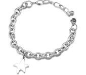 New Good Luck Retro Bracelet 18CM Adjustable Stainless Steel Bangles Jewelry 2021 Fashion Simple Couple Bracelet For Women Gift