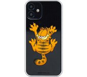 Funda original compatible con iPhone 12 Mini con un diseño de Garfield Arañazo
