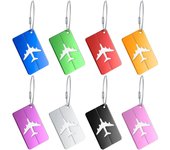 etiquetas de metal para equipaje, etiquetas de viaje para equipaje, etiqueta de maleta con nombre, dirección, etiquetas de correo electrónico, etiquetas de bolso de equipaje
