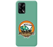 Funda Silicona Líquida Verde para Oppo A74 4G diseño Adventure Time Dibujos