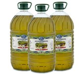 Aceite de Oliva Virgen Extra - Cortijo La Muralla - Hojiblanca - 3 Garrafas 5 Litros – Extracción en frío – Olivar Tradicional