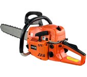 Motosierra de gasolina Linea Hd, motor 2 tiempos, 52CC, 2.8CV, espada 20“ (50cm) con antivibración para poda y tala