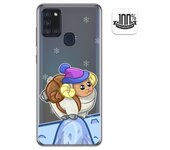 Tumundosmartphone Funda Gel Transparente para Samsung Galaxy A21s diseño Cabra Dibujos