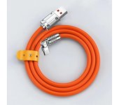 120W 7A Fast Charge USB Type C Cable 180 Degree Rotation Elbow Cable for Game for Xiaomi Redmi Honor Phone Charger USB C Cable