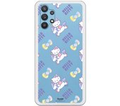 Funda original compatible con Samsung Galaxy A32 - Hello Kitty Unicornios