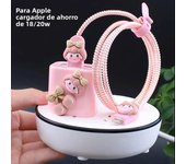 Black Love Charger Protector Cable Organiser for iPhone 18W 20W Management Kits Para Celular Cargador Type C Cable Winder 2023