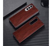 Case for Samsung Galaxy Z Fold 5 Fold4 zfold3 5G bamboo wood pattern Leather cover for galaxy z fold5 fold 4 3 zfold5 case capa