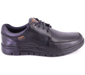 BAERCHI 5316 Zapatos con cordones de hombre negro PIEL 624
