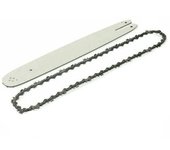 Guía de cadena de 16'' + Cadenas de motosierra - Apto para MS180, MS190, MS250