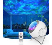 Proyector de Cielo Estrellado, proyector Galaxy Starlight, Ruido Blanco/Remote Control/tira de Luz Nocturna para niños