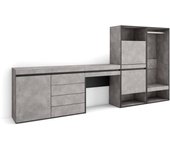 Skraut Home - Zapatero - Armario para zapatos y botas - organizador de zapatos - 297x35x145 cm - Dormitorio - Habitación - Vestidor abierto - Cómoda - Cajonera - Tocador - Estilo Moderno - Varios colores disponibles