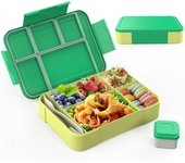Bunifa Bento Box, Lunch Box Kids, 1330ML Bento Box Adult Lunch Containers with 6 Compartment for Adults/Kids/Toddler