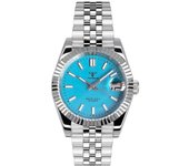Top New Brand Tandorio Automatic Mechanical Watch Date Fluted Bezel Men NH35A Movt Suburst Dial 36mm 39mm Steel Case Glass Back