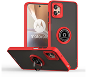 Shockproof Armor Matte Case For Motorola G22 E22i 23 32 52 72 13  53 42 G82 24 34 84 51 71 200 Magnetic Holder Ring Stand Cover