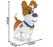 Schnauzer Corgi Pet Dog Series Model Micro Mini Building Blocks Toys – Realistic Models, Desktop Decor, Perfect for Dog Lovers
