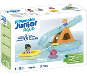 Junior Aqua: isla de baño con tobogán 71687 PLAYMOBIL
