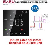 Tuya WiFi Smart Thermostat Electric Floor Heating TRV Water Gas Boiler Temperature Voice Remote Controller for Google Home Alexa